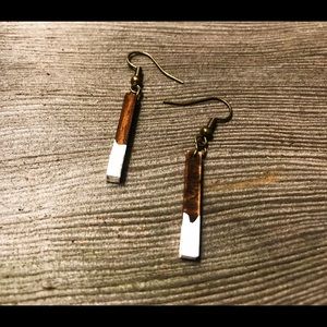 Wood earrings